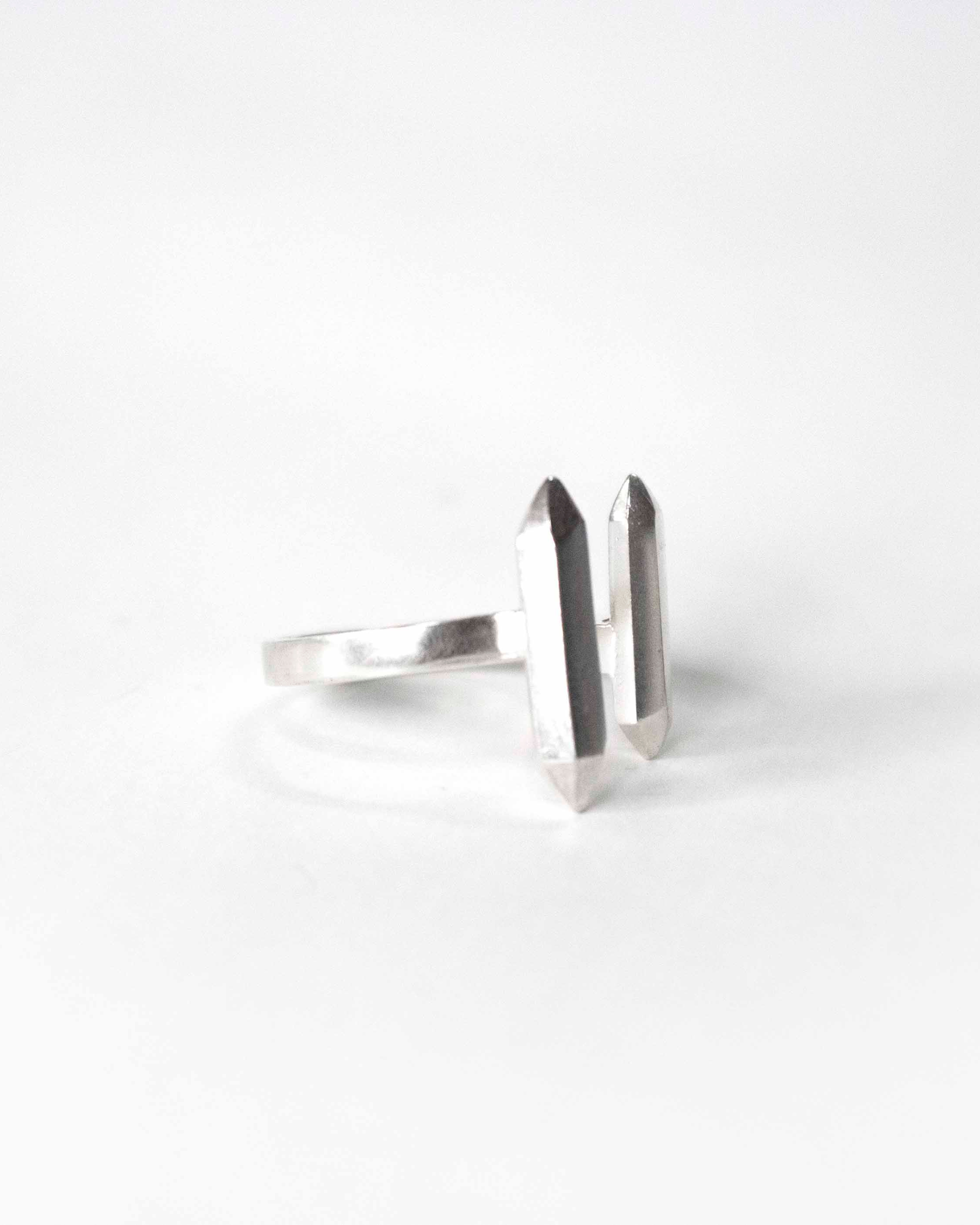 ANILLO PRISMA PLATA