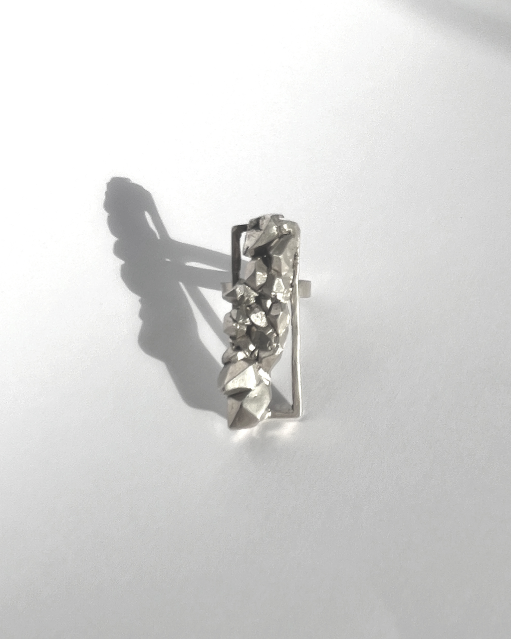 ANILLO HORIZONTE DRUSA PLATA