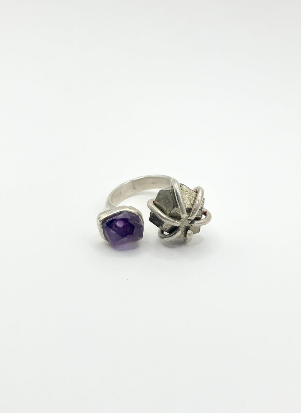 ANILLO PIRITA + AMATISTA PIEZA ÚNICA